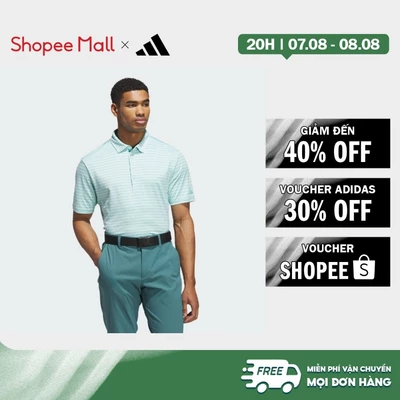 [Duy nhất 8.8 - VOUCHER 30%]adidas Đánh gôn Áo Polo Kẻ Sọc Ultimate365 Dash Nam Ngọc lam JL5313