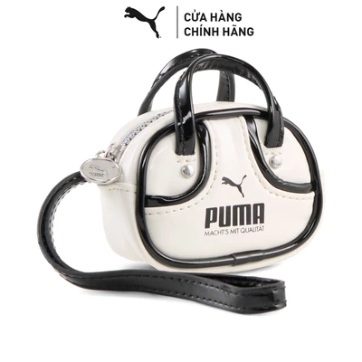 Túi Móc Khóa Thời Trang PUMA Unisex 1976 Grip Bag Keychain White-Black Màu Trắng