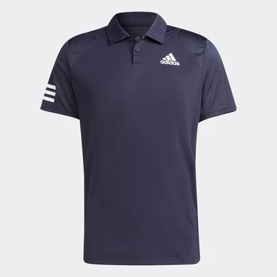 adidas Quần vợt Áo polo 3 Sọc Tennis Club Nam Màu xanh da trời H34701