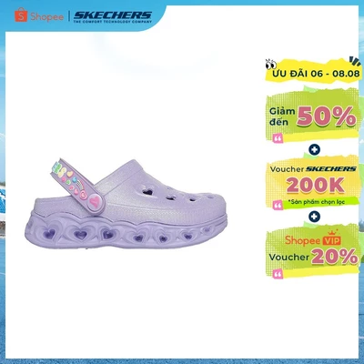 [ĐỘC QUYỀN ONLINE] Giày Thể Thao Bé Gái Skechers Light Hearted-308411L-LAV