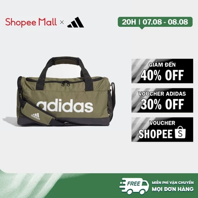 [Duy nhất 8.8 - VOUCHER 30%]adidas Phong cách sống Túi Duffel Logo Essentials Siêu Nhỏ Unisex màu xanh lá H35661