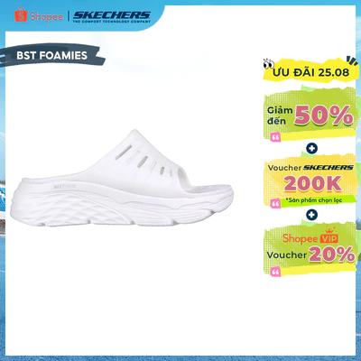 Xăng Đan/Dép Nữ Skechers Foamies Max Cushioning Go Get Em - 111333-WHT