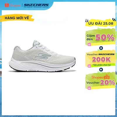 Giày Thể Thao Nam Skechers GOrun Consistent 3 Rushline Chạy Bộ Tập luyện - 221262-WGY Air-Cooled Goga Mat