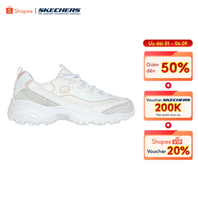 Giày Thể Thao Nữ Skechers Sport D'Lites New Heat Thường Ngày - 150231-WNT Air-Cooled Memory Foam