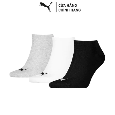 Bộ 3 Đôi Vớ Thể Thao PUMA Unisex U Sneaker 3P white / grey / black Màu Trắng/Đen/Xám