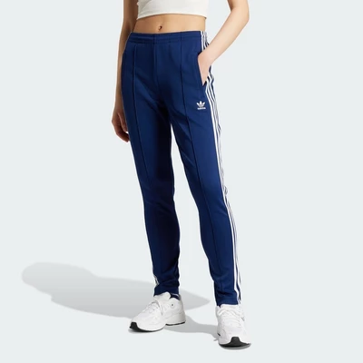 adidas Phong cách sống Quần Track Pant SST Adicolor Nữ Màu xanh da trời IY2179