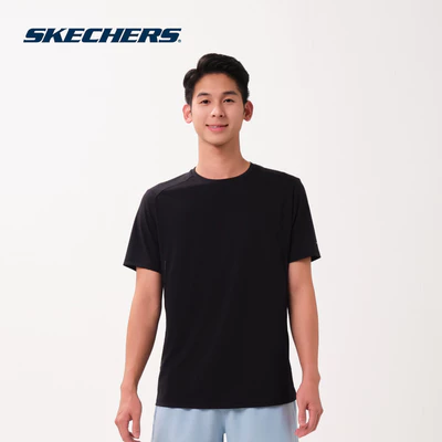 Áo Thun Tay Ngắn Nam Skechers Running Performance Short Sleeve Tee - SP126M091-0018