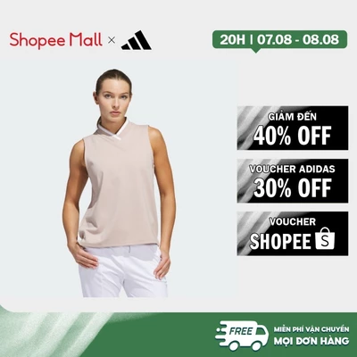[Duy nhất 8.8 - VOUCHER 30%]adidas Đánh gôn Áo Polo Không Tay Go-To Nữ nâu JE7314