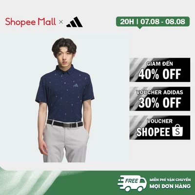 [Duy nhất 8.8 - VOUCHER 30%]adidas Đánh gôn Áo Polo Ngắn Tay Monogram PG Nam Màu xanh da trời JF6300