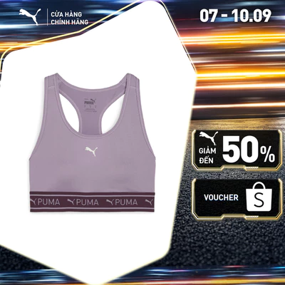 Áo Ngực Thể Thao Tập Luyện PUMA Nữ 4KEEPS ELASTIC BRA - P Pale Plum Màu Tím