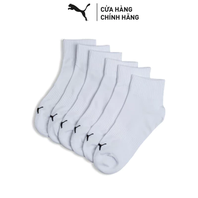 Bộ 3 Đôi Vớ Thể Thao PUMA Unisex U Quarter 3P white Màu Trắng