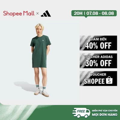 [Duy nhất 8.8 - VOUCHER 30%]adidas Phong cách sống Váy Ba Lá Nữ màu xanh lá IY2204