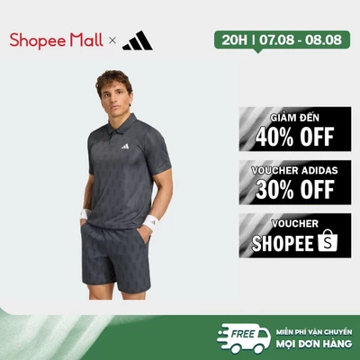 [Duy nhất 8.8 - VOUCHER 30%]adidas Tennis CLUB TENNIS CLIMACOOL GRAPHIC POLO SHIRT Men Grey KS8273