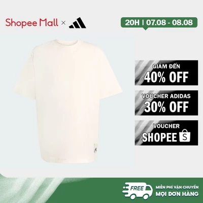 [Duy nhất 8.8 - VOUCHER 30%]adidas Phong cách sống Áo Thun Lounge Nam trắng IC4102