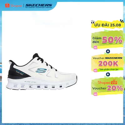 Giày Thể Thao Nam Skechers Slip-Ins Sport Glide-Step Pro Vextra Thường Ngày - 232948-WBK Air-Cooled Memory Foam