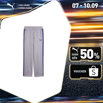 Quần Dài Thời Trang PUMA Unisex x KIDSUPER T7 Pants Gray Echo-AOP Màu Xám