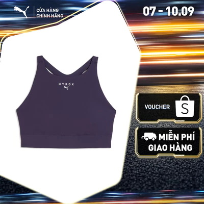 Áo Ngực Tập Luyện PUMA Nữ W PUMA x HYROX SHPLX HI NCK BR Deep Plum Màu Tím