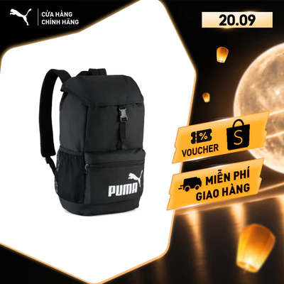 Balo Thời Trang PUMA Unisex PHASE HOODED Backpack Black Màu Đen