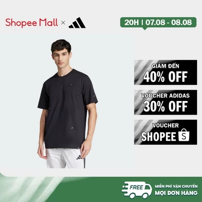 [Duy nhất 8.8 - VOUCHER 30%]adidas Lifestyle Lounge Slides Graphic Tee Men Black JJ4000