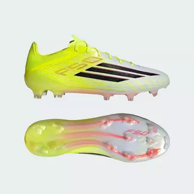 adidas Bóng đá Giày Đá Bóng Sân Cỏ Thật Đất Cứng F50 Elite Unisex Màu vàng JR6457