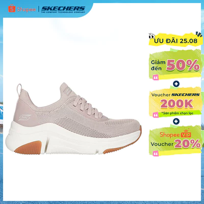 Giày Thể Thao Nữ Skechers BOBS Sparrow Flex Instant Clout Thường Ngày - 117580-NAT Memory Foam