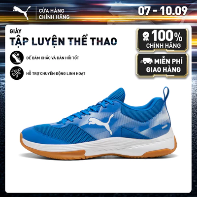 Giày Thể Thao Trong Nhà PUMA Unisex Varion 3 Team Royal-White Màu Xanh