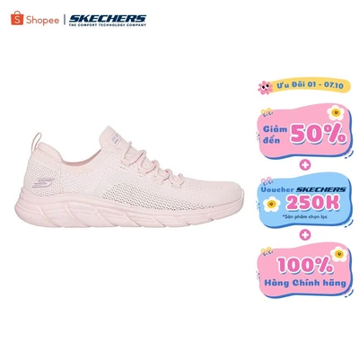 Giày Thể Thao Nữ Skechers BOBS Sport B Flex Lo Thường Ngày-117590-LTPK Memory Foam Online Sale