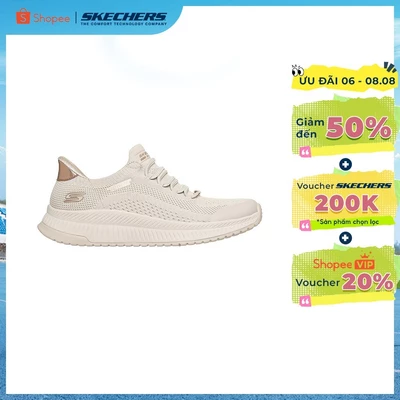 Giày Thể Thao Nữ Skechers Slip-ins BOBS Sport Squad 4 Dire Step Thường Ngày - 117743-OFWT Memory Foam