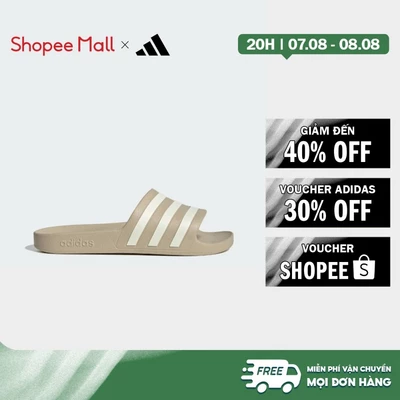 [Duy nhất 8.8 - VOUCHER 30%]adidas Phong cách sống Dép quai ngang Adilette Aqua Unisex Be KJ7362