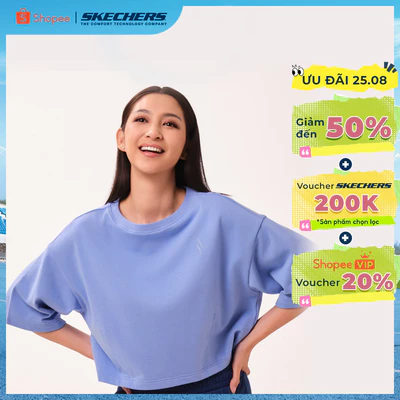 Sweat Shirt Nữ Skechers Skechers Authentic Lounge Sweat Shirt - SL226W174-03KG