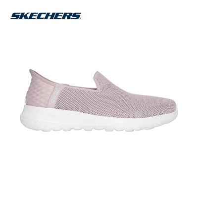 Giày Thể Thao Nữ Skechers Slip-ins GOwalk Joy Vela Đi Bộ - 124641-LTPK Air-Cooled Memory Foam