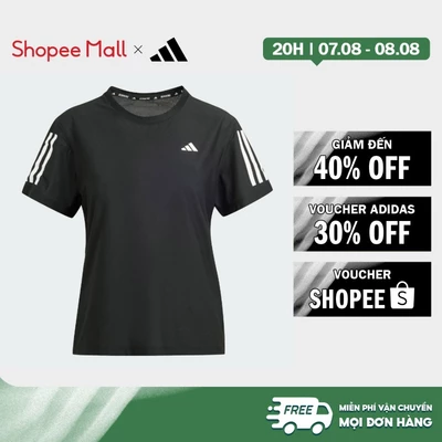 [Duy nhất 8.8 - VOUCHER 30%]adidas Running Own The Run Tee Women Black IN2961
