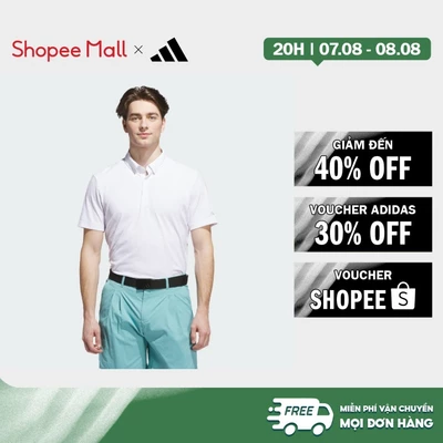 [Duy nhất 8.8 - VOUCHER 30%]adidas Đánh gôn Áo Polo Họa Tiết – Lựa Chọn Hàng Đầu Nam trắng JL7892