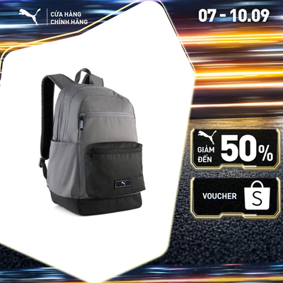 Balo Thời Trang PUMA Unisex DECK Backpack II Flat Medium Gray-Black Màu Xám