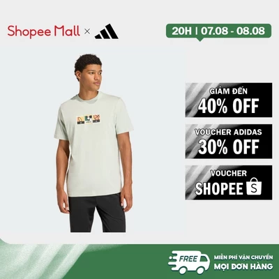 [Duy nhất 8.8 - VOUCHER 30%]adidas Phong cách sống ÁO THUN GRAPHIC STAMPS MEMORIES OF SPORT Nam màu xanh lá KG5403