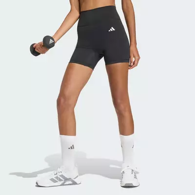 adidas Gym & Training Quần Legging Tập Luyện Dáng Ngắn Optime Essentials Nữ Đen JZ8225