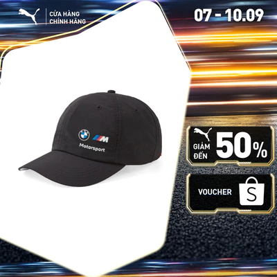 Nón Thời Trang PUMA Unisex Motosport MMS Heritage BB Cap Black Màu Đen