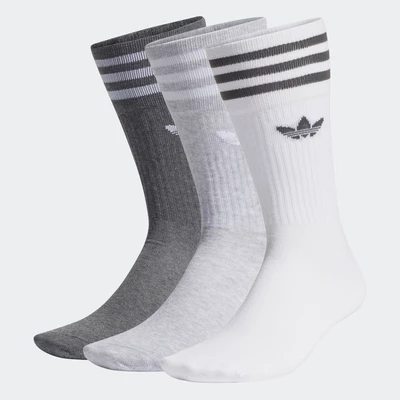 adidas Lifestyle Solid Crew Socks 3 Pairs Unisex White H62021