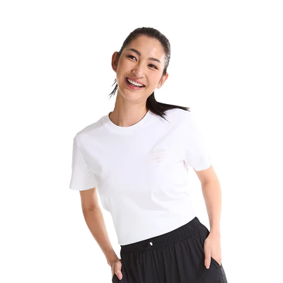Áo Thun Tay Ngắn Nữ Skechers Lifestyle PhysicalAcademiaCollectionLounge ShortSleeve Tee-L125W047-00QF Online Sale
