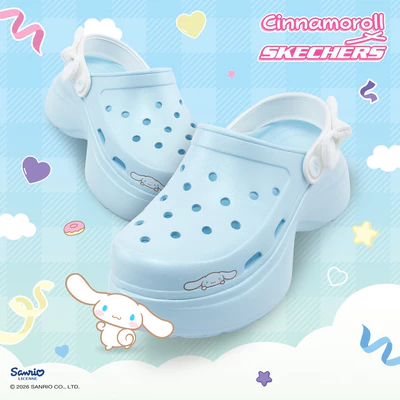 Giày Clog Nữ Skechers Sanrio Foamies Tai - 800035-BLU