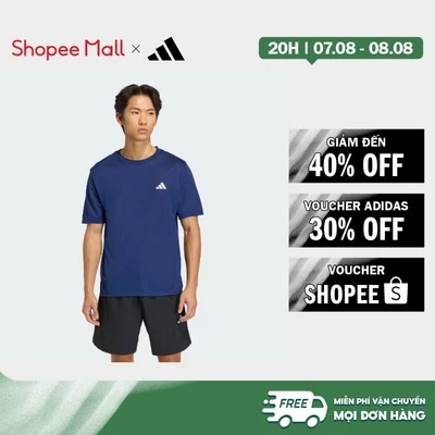[Duy nhất 8.8 - VOUCHER 30%]adidas Gym & Training ÁO THUN CƠ BẢN WORKOUT ESSENTIALS Nam Màu xanh da trời KD5457
