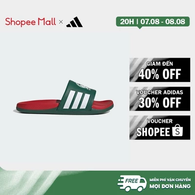[Duy nhất 8.8 - VOUCHER 30%]adidas Phong cách sống Dép Adilette Comfort 2.0 Mexico Unisex màu xanh lá JS4975