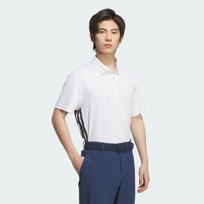 adidas Golf Polo Shirt Short Sleeve Men White KC3386