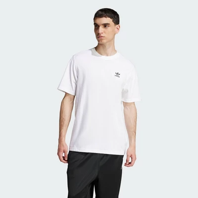 adidas Phong cách sống Áo Thun Ba Lá Essentials Nam trắng JI8544