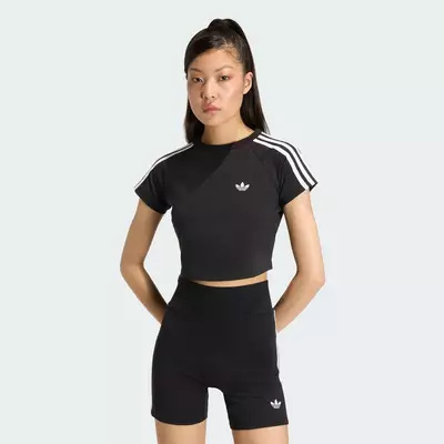 adidas Lifestyle SST BABY TEE Women Black KG3700