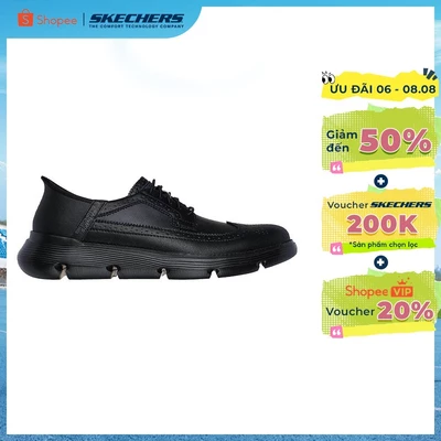 Giày Thể Thao Nam Skechers Slip-ins SKECHERS USA Garza Rubio-205304-BBK Air-Cooled Memory Foam Online Sale