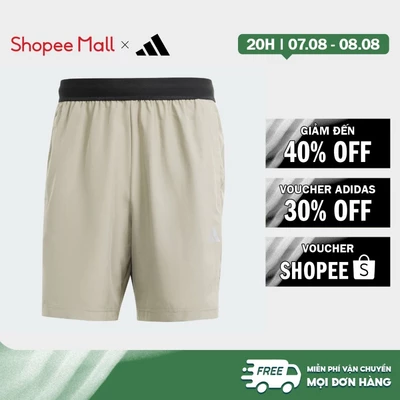 [Duy nhất 8.8 - VOUCHER 30%]adidas Gym & Training Quần Short Tập Gym Nam màu xanh lá IR5879