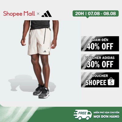 [Duy nhất 8.8 - VOUCHER 30%]adidas Gym & Training Quần Short Workout Adistrong Designed for Training Nam Hồng IS9004