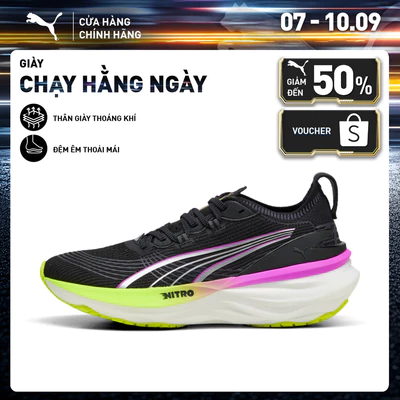 Giày Thể Thao PUMA Nữ ForeverRun NITRO 2 WN Màu Đen