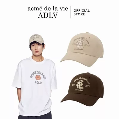 Mũ Bóng Chày ADLV Brown Line Friends màu Be/Nâu - Hàng chính hãng
